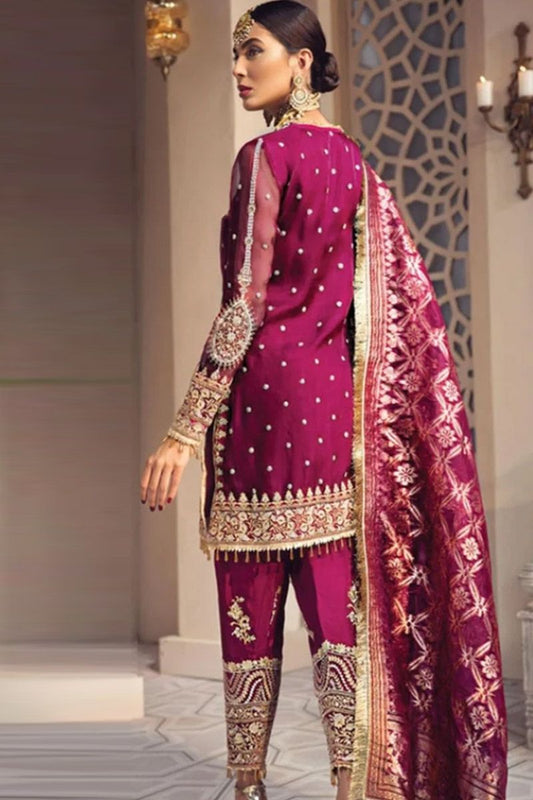 Isfahan Style — Mairaz Pink Salwar Kameez