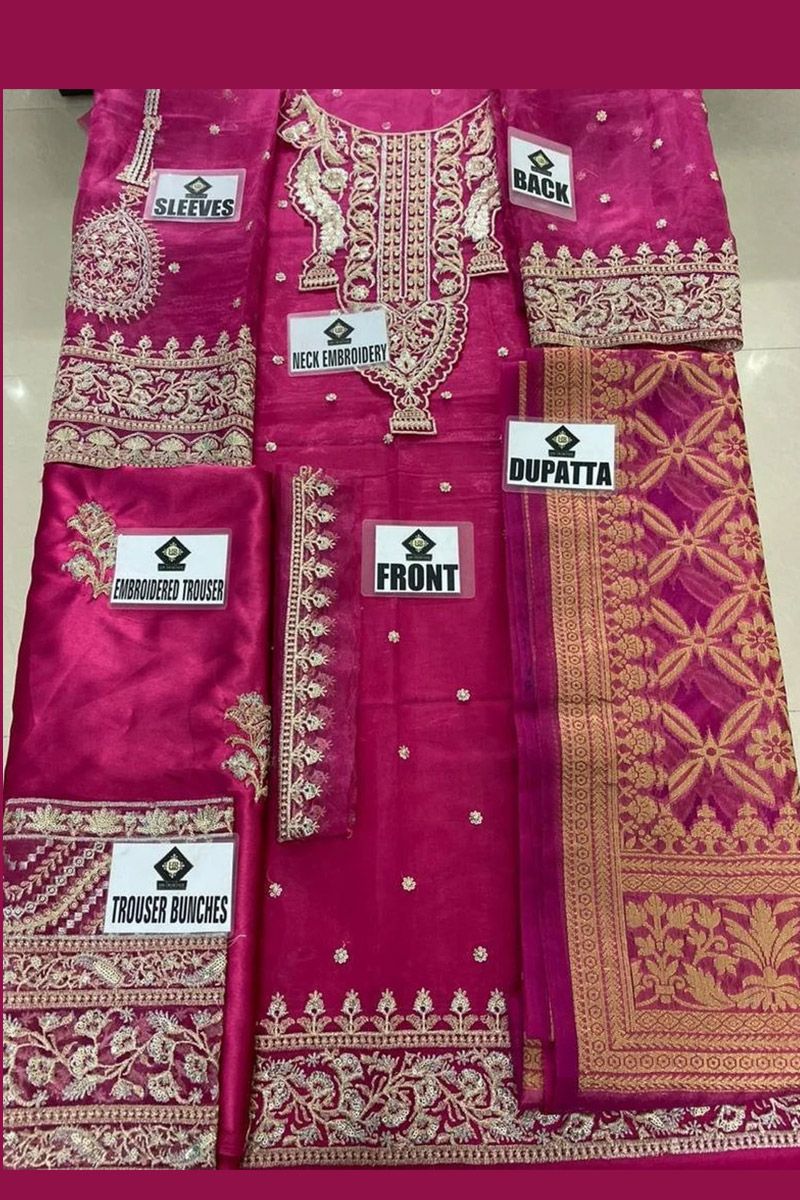 Isfahan Style — Mairaz Pink Salwar Kameez