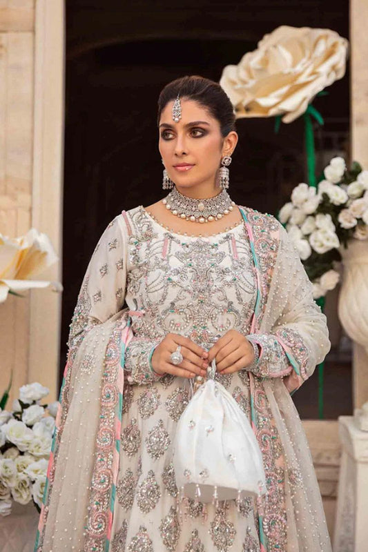 Arushi Style — Mairaz White Long Frock