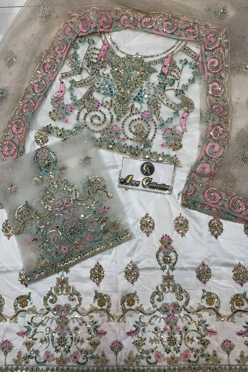 Arushi Style — Mairaz White Long Frock