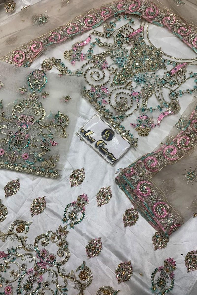 Arushi Style — Mairaz White Long Frock