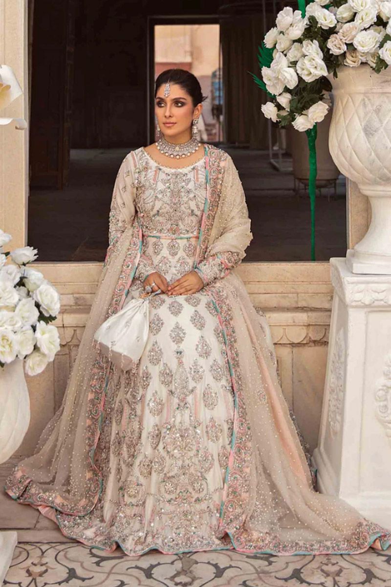 Arushi Style — Mairaz White Long Frock