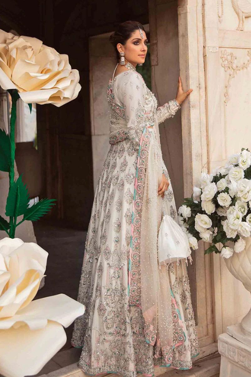 Arushi Style — Mairaz White Long Frock