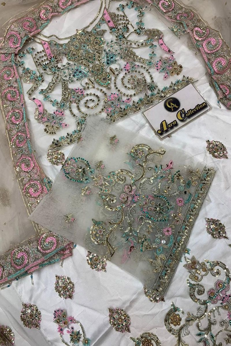 Arushi Style — Mairaz White Long Frock