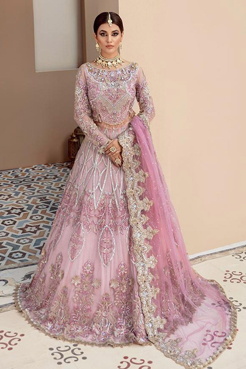 Imrozia IB-13 Style — Mairaz Pink Net Frock