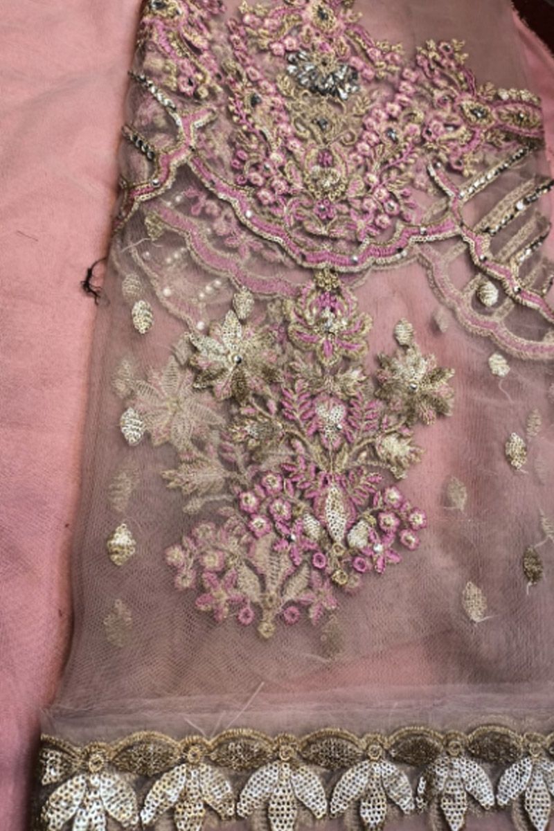 Imrozia IB-13 Style — Mairaz Pink Net Frock