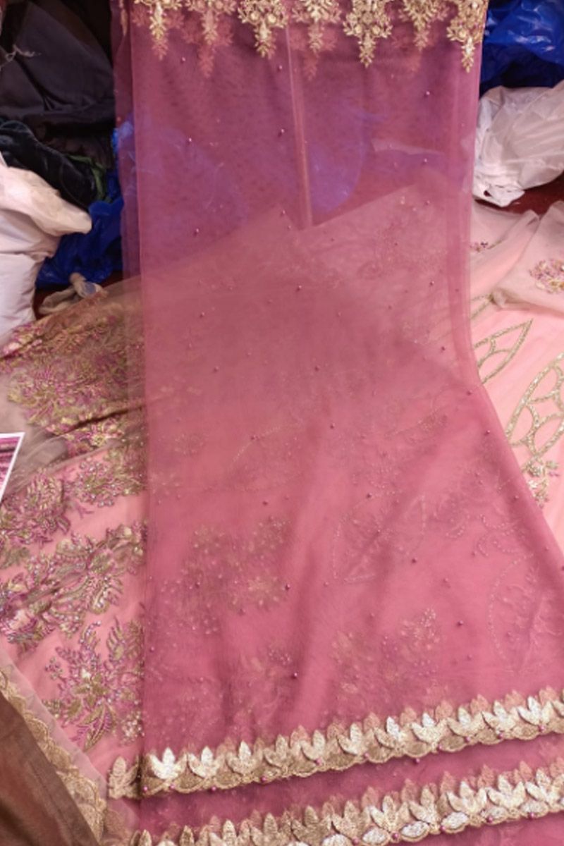 Imrozia IB-13 Style — Mairaz Pink Net Frock