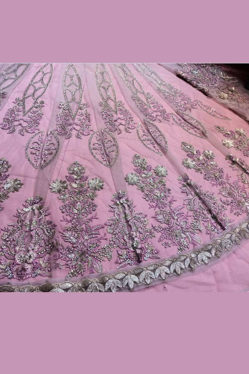 Imrozia IB-13 Style — Mairaz Pink Net Frock