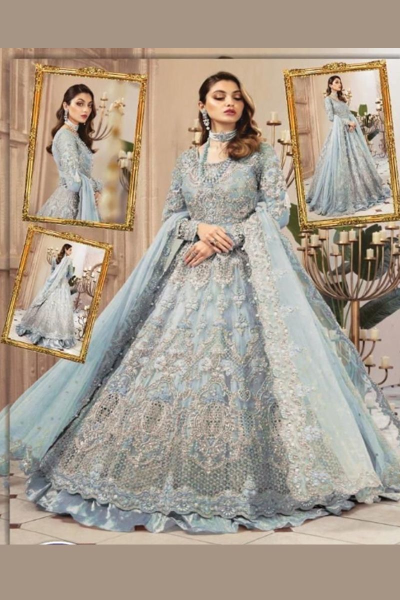 Maria B MC-031 Style — Mairaz Ferozi Three-Piece Suit