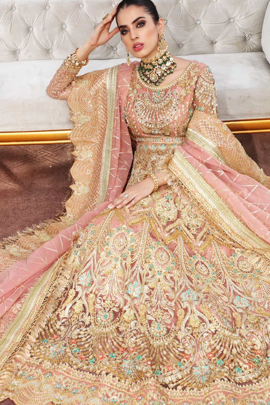 Mairaz Pale Pink Three-Piece Suit