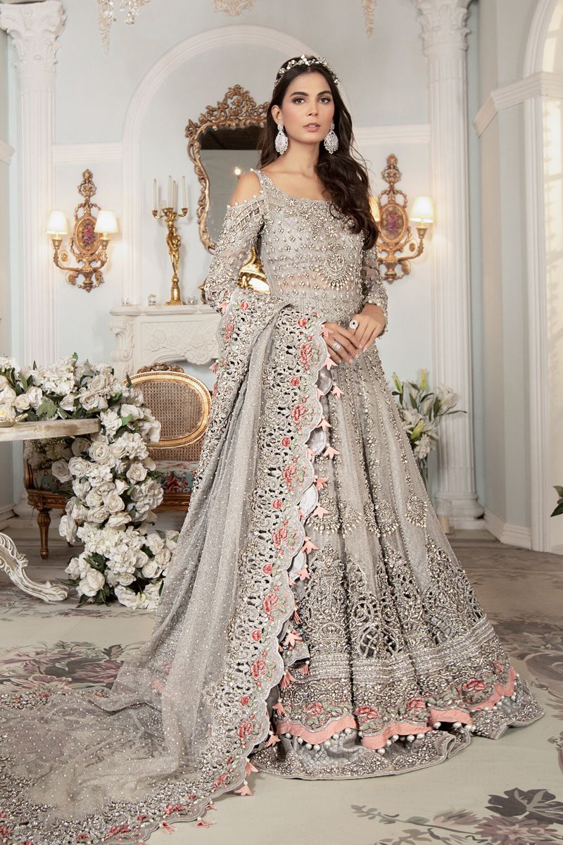 Maria B EX-139 Style — Mairaz Bronze Three-Piece Suit