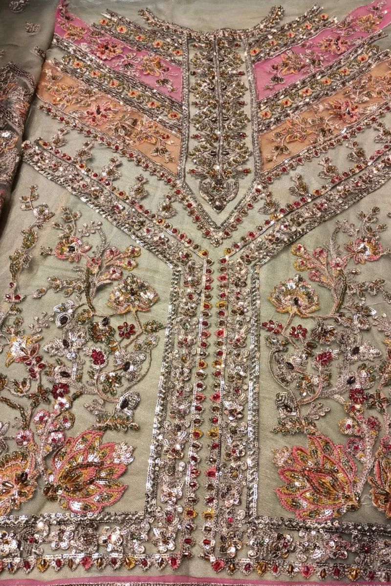 Maryam N Maria Happy Harvest Style — Mairaz Mint Green Salwar Kameez