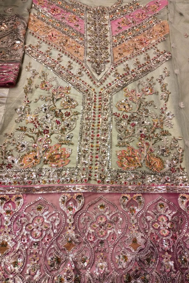 Maryam N Maria Happy Harvest Style — Mairaz Mint Green Salwar Kameez