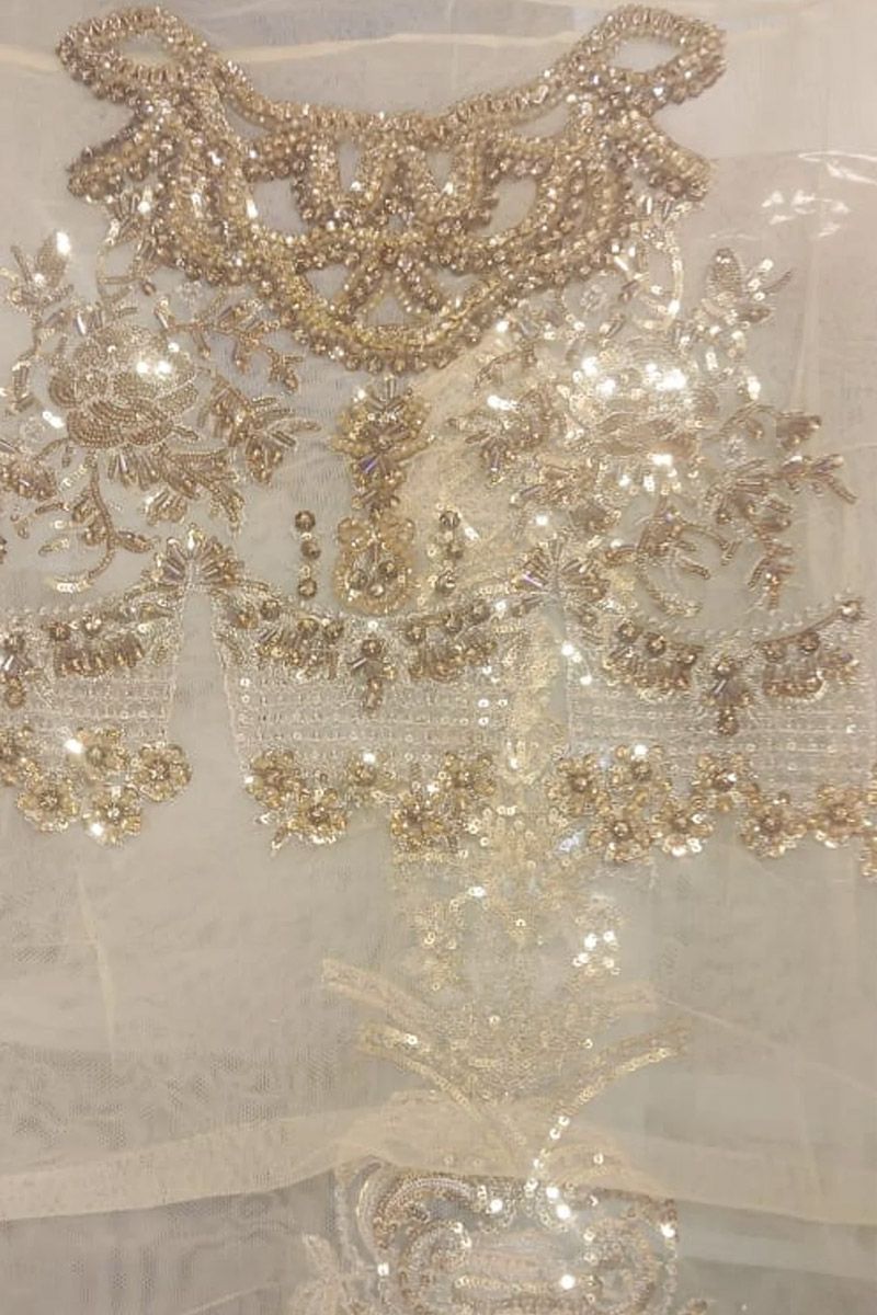 Imrozia Amada Style — Mairaz Gold Net Bridal Frock