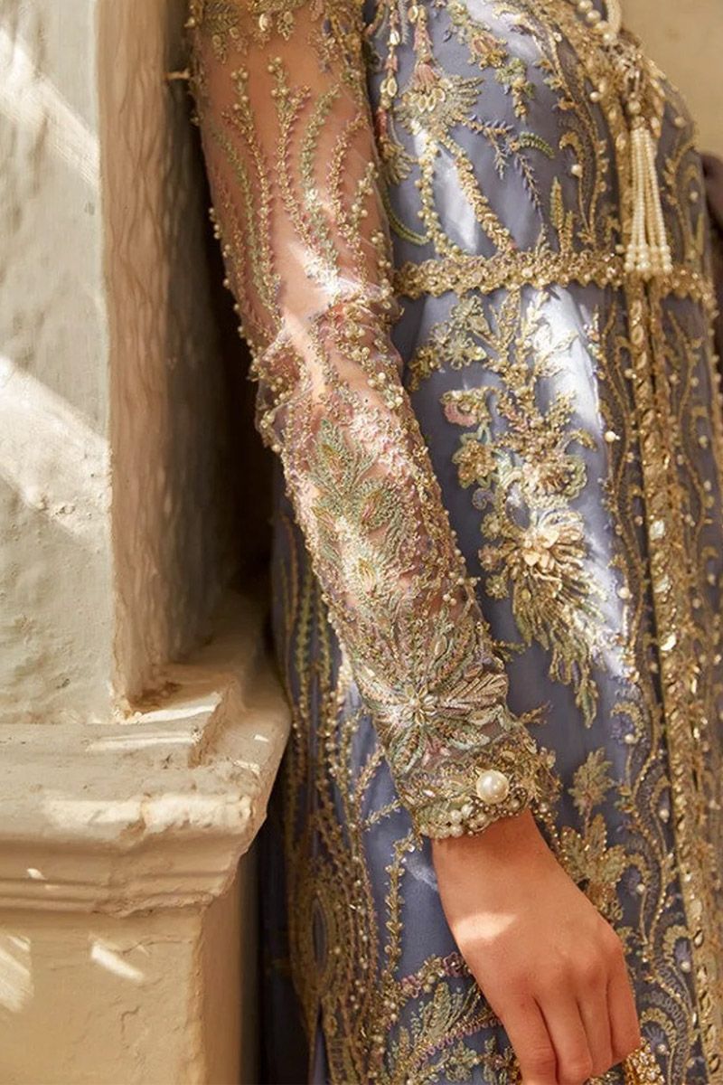 Mushq Zaina Style — Mairaz Purple Three-Piece Suit