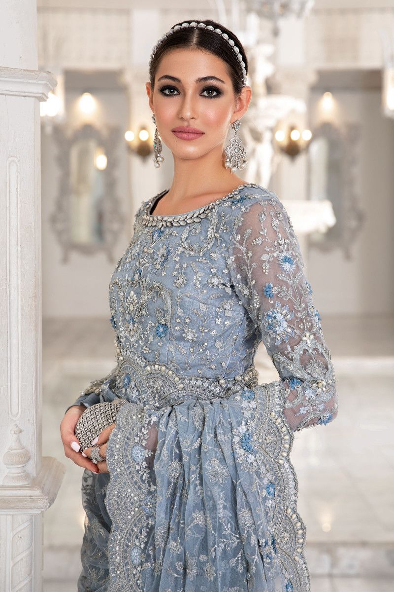 Maria B – MC-049 Style (Ice Blue) — Mairaz reproduction, product view 2 of 3