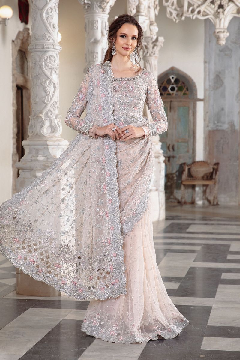 Maria B – MC-050 Style (Pale Pink) — Mairaz reproduction, product view 3 of 5