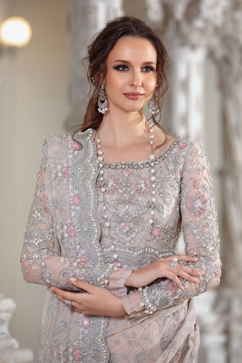 Maria B – MC-050 Style (Pale Pink) — Mairaz reproduction, product view 2 of 5
