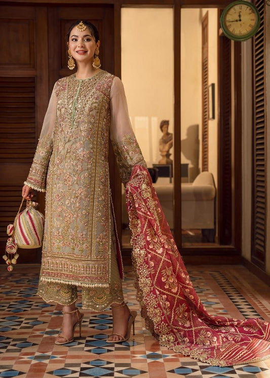 Crimson Artisanal Anecdotes style beige wedding formal — Mairaz reproduction, view 1 of 6