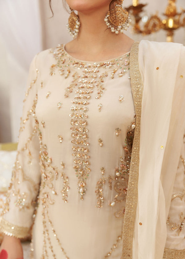 Rafia - RK1256 neckline and embellishment detail