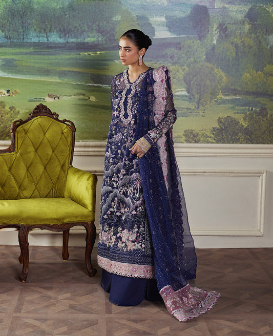 Republic Womenswear Stella Style navy formal suit alternate model view