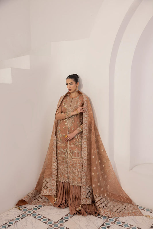 Mirha Imran – Tealeh Style (Peach) — Mairaz reproduction, product view 2 of 5