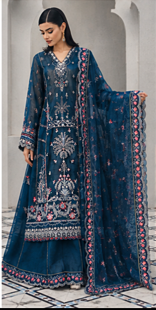 Mirha Imran – Tealeh Style (Teal) — Mairaz reproduction, product view 3 of 5