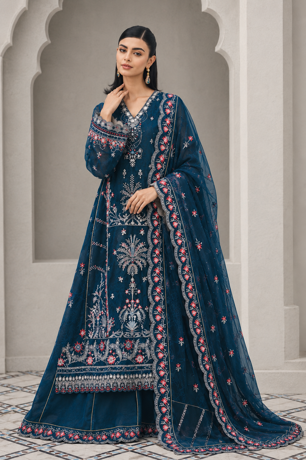 Mirha Imran – Tealeh Style (Teal) — Mairaz reproduction, product view 2 of 5
