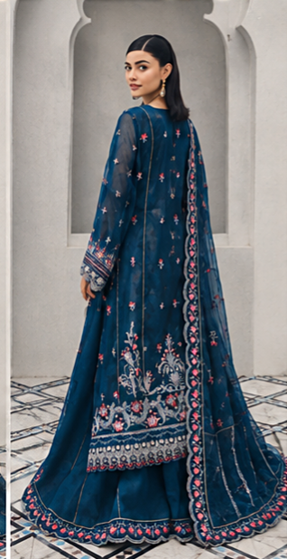 Mirha Imran – Tealeh Style (Teal) — Mairaz reproduction, product view 5 of 5