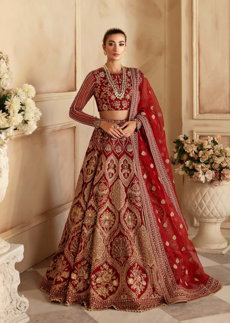 Akbar Aslam Rosier U-1540 Style — Mairaz Lehenga