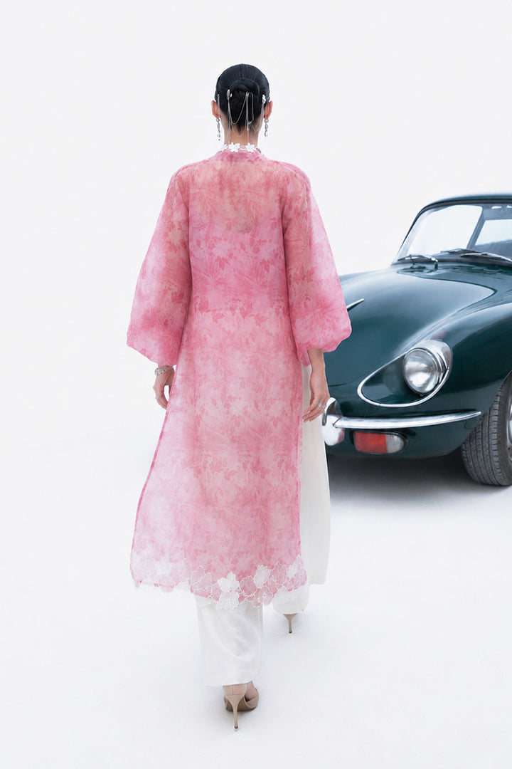 Sania Maskatiya Twila Style pink formal outfit back view