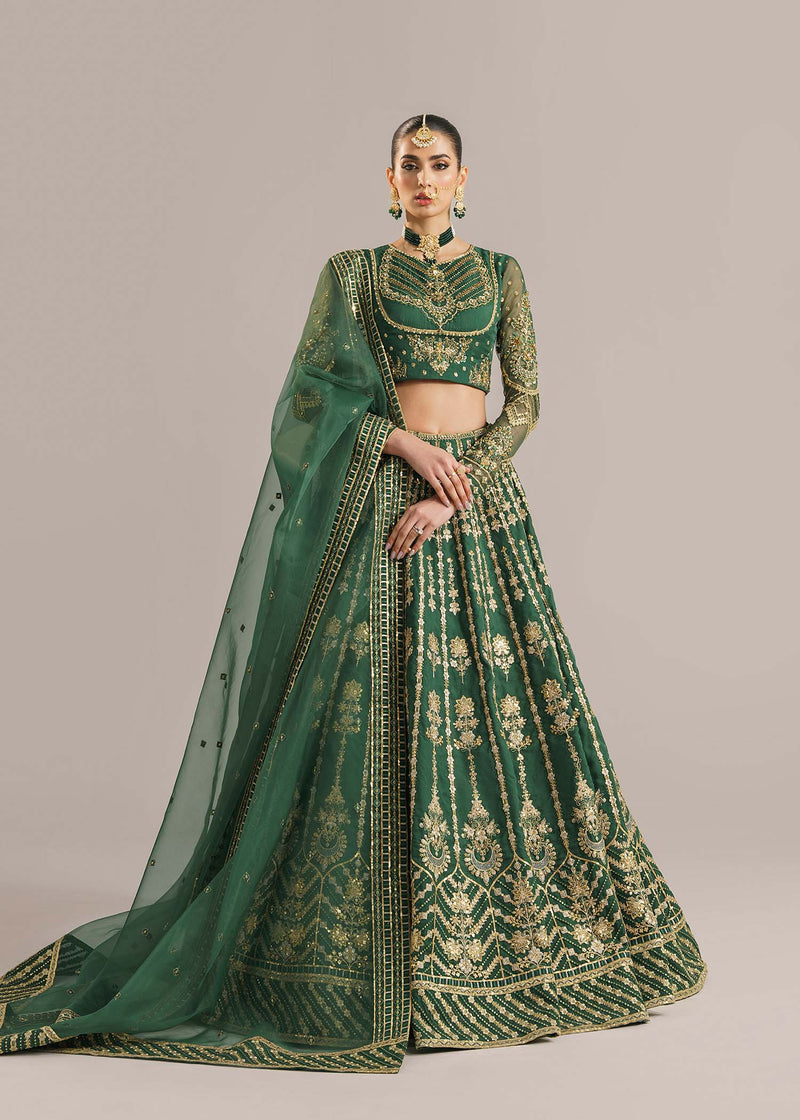 Akbar Aslam Shahul U-1534 Style — Mairaz Lehenga