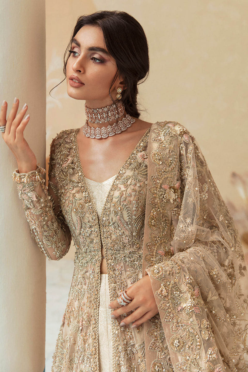Soraya Floret Style golden beige bridal gown reference