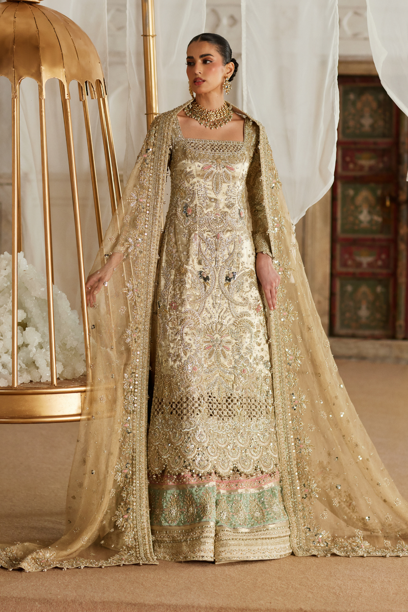 Soraya – Khusht Style — Mairaz reproduction, bridal sharara reference view 2 of 6