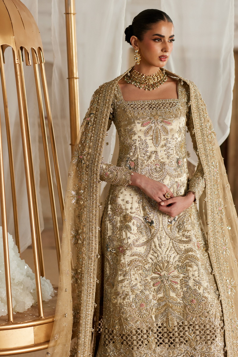 Soraya – Khusht Style — Mairaz reproduction, bridal sharara reference view 3 of 6
