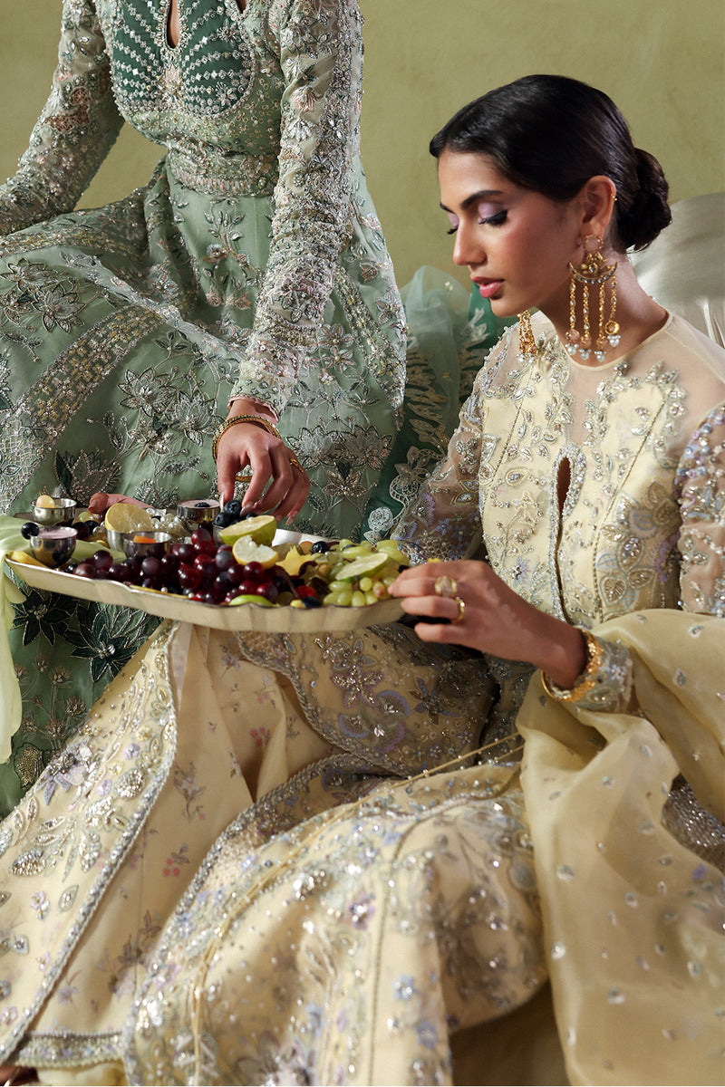 Soraya Liora Style butter yellow organza formal view 6