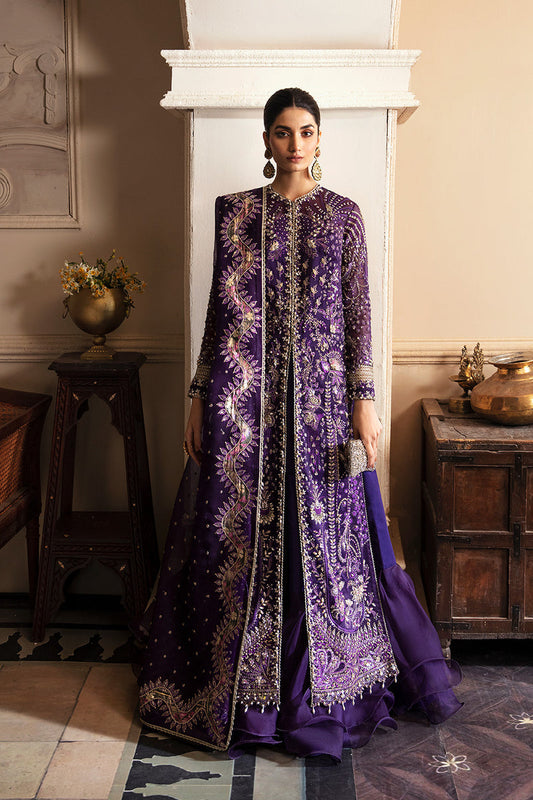 Soraya Maysa Style amethyst organza formal front view