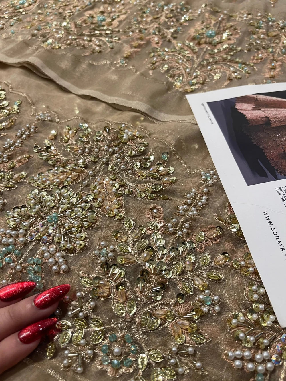Soraya – Reverie Style, crystal embellishment with design reference