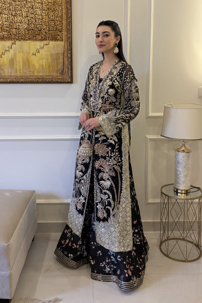 Soraya Stella Style black organza formal view 2