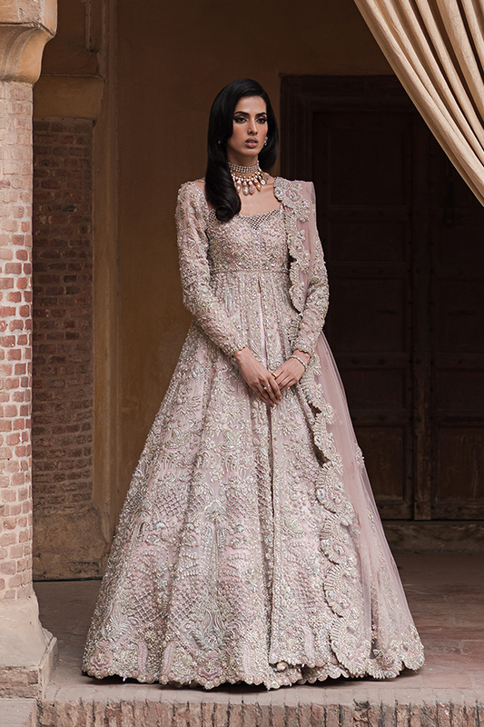 Soraya Viana blush pink bridal gown style by Mairaz
