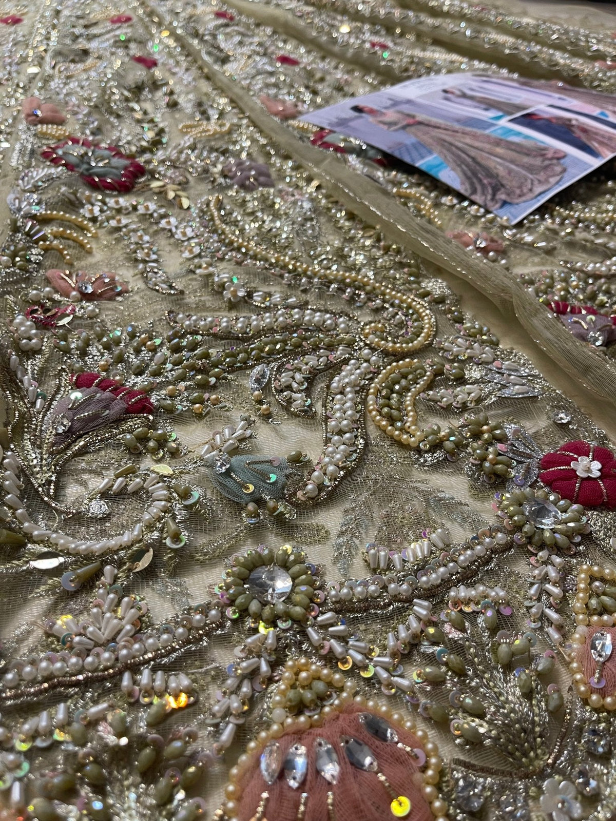 Suffuse Iris Bridal Couture Ensemble reference image 7