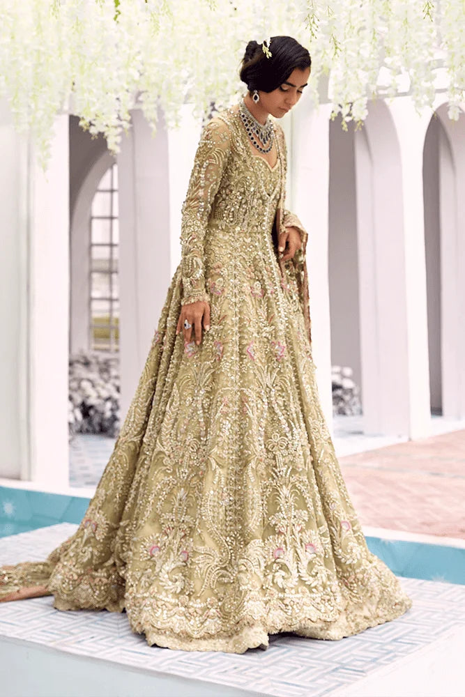 Suffuse Iris Bridal Couture Ensemble reference image 3