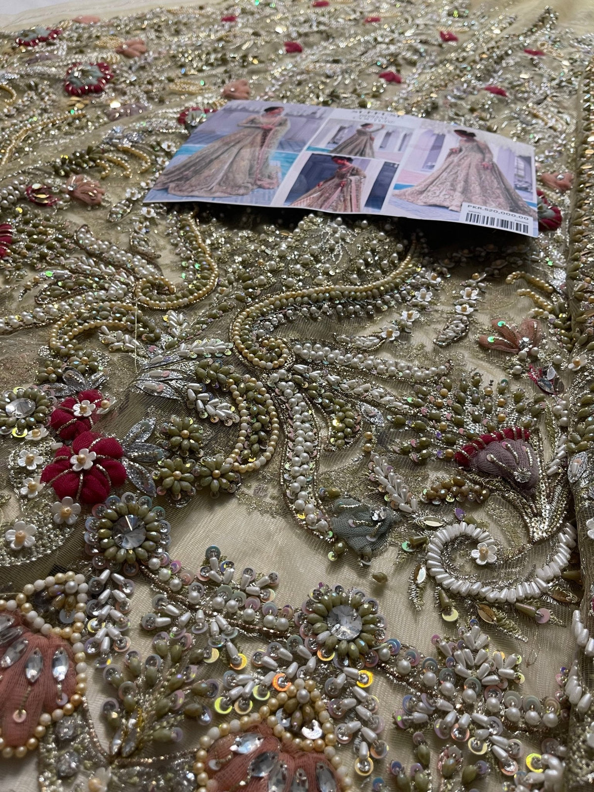 Suffuse Iris Bridal Couture Ensemble reference image 6