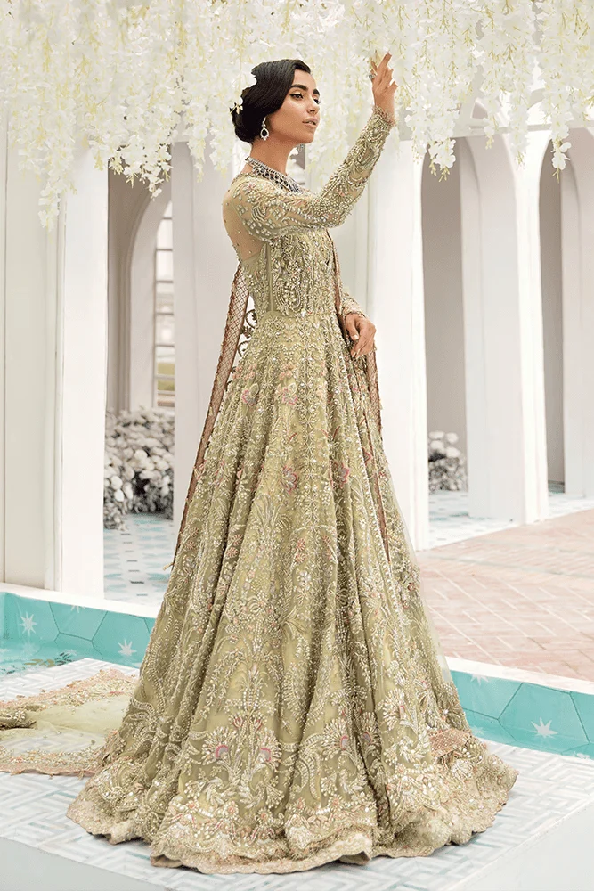 Suffuse Iris Bridal Couture Ensemble reference image 2