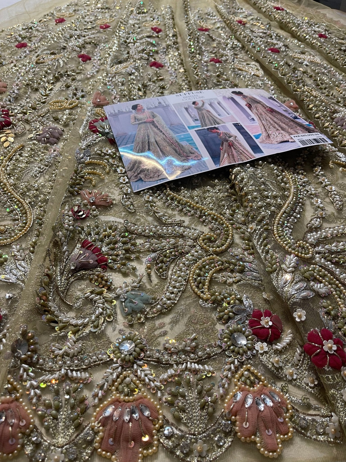 Suffuse Iris Bridal Couture Ensemble reference image 8