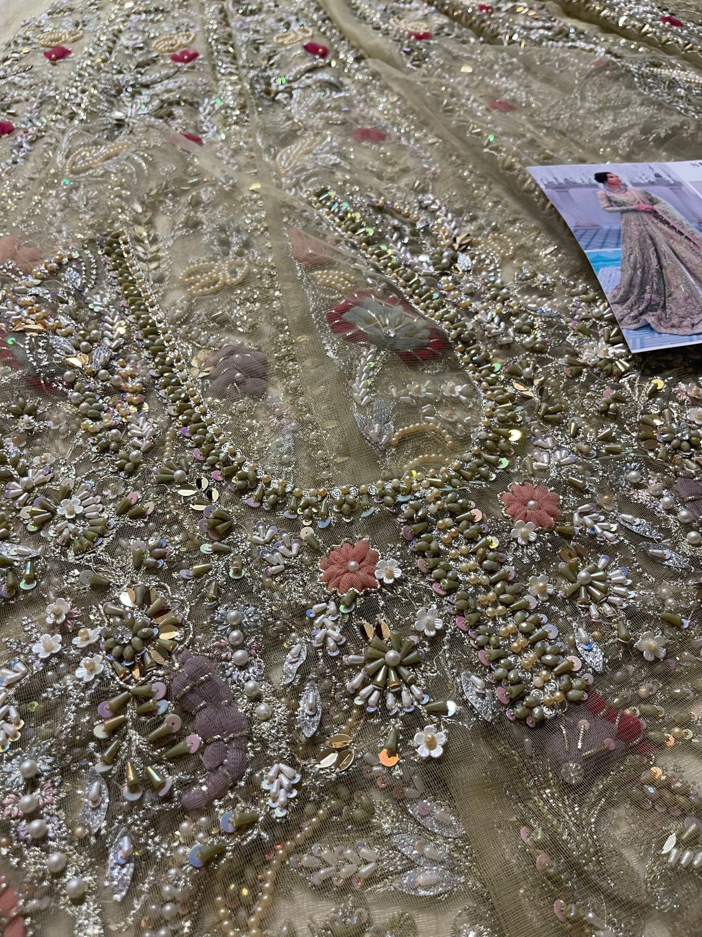 Suffuse Iris Bridal Couture Ensemble reference image 13