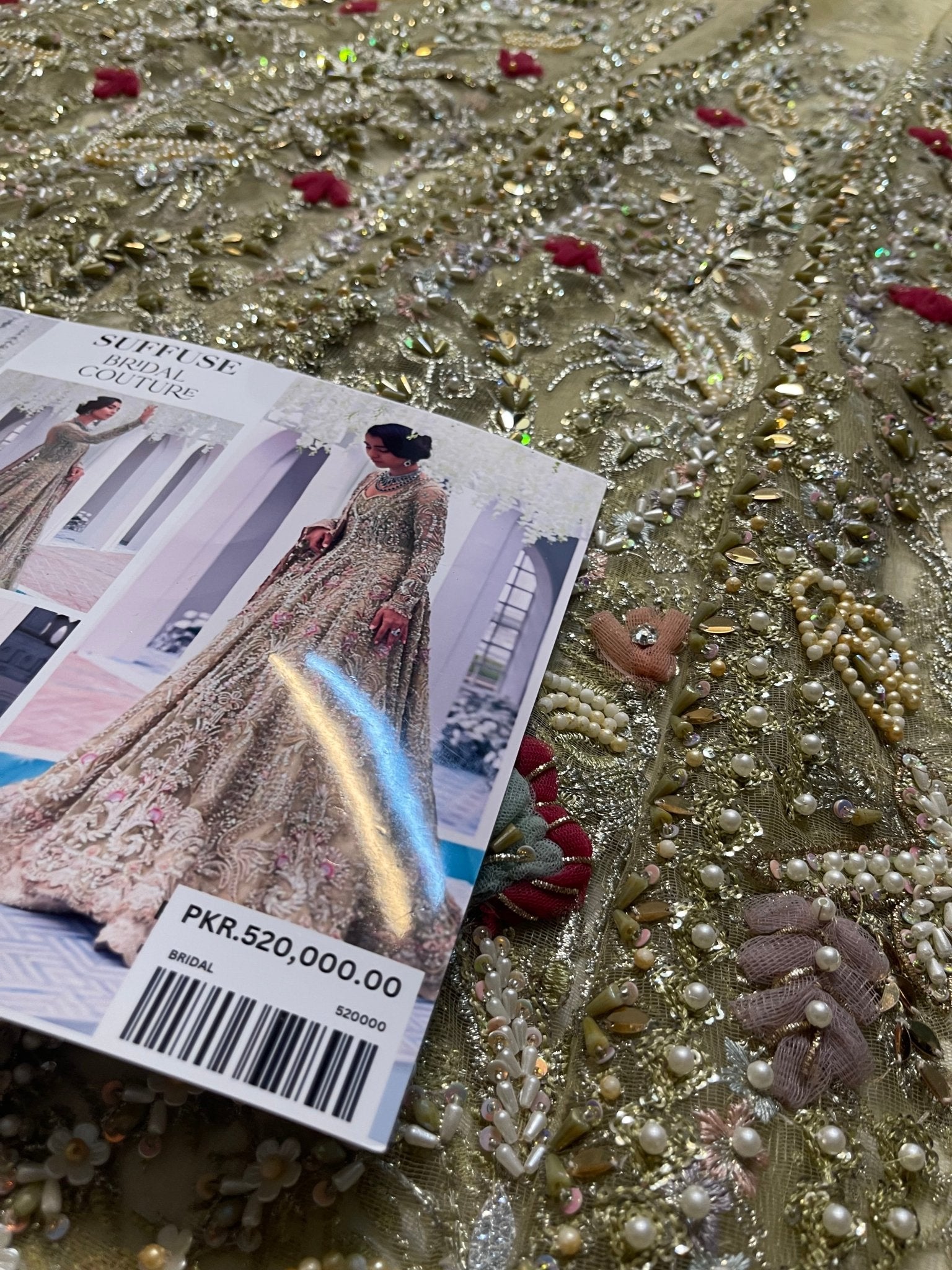 Suffuse Iris Bridal Couture Ensemble reference image 9