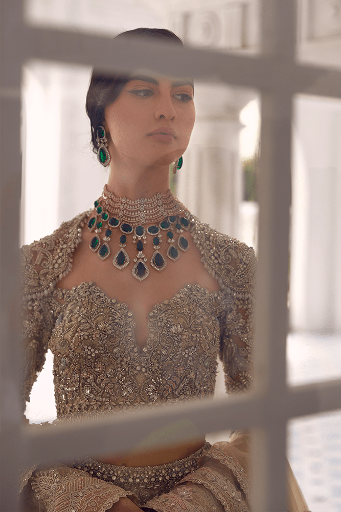 Suffuse Iris Couture Bridal Ensemble reference image 4