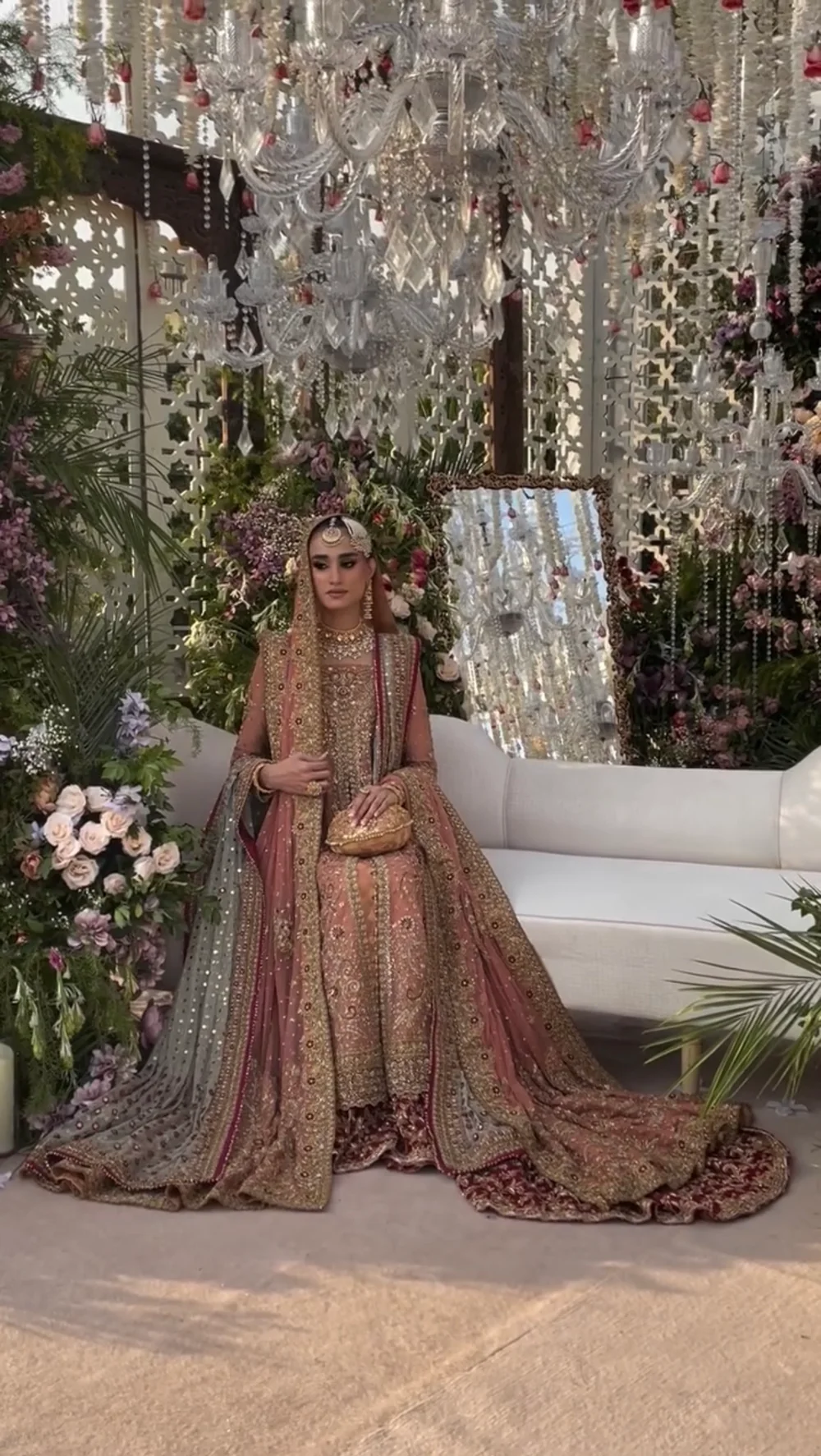 Haris Shakeel – Safeera side pose outfit view