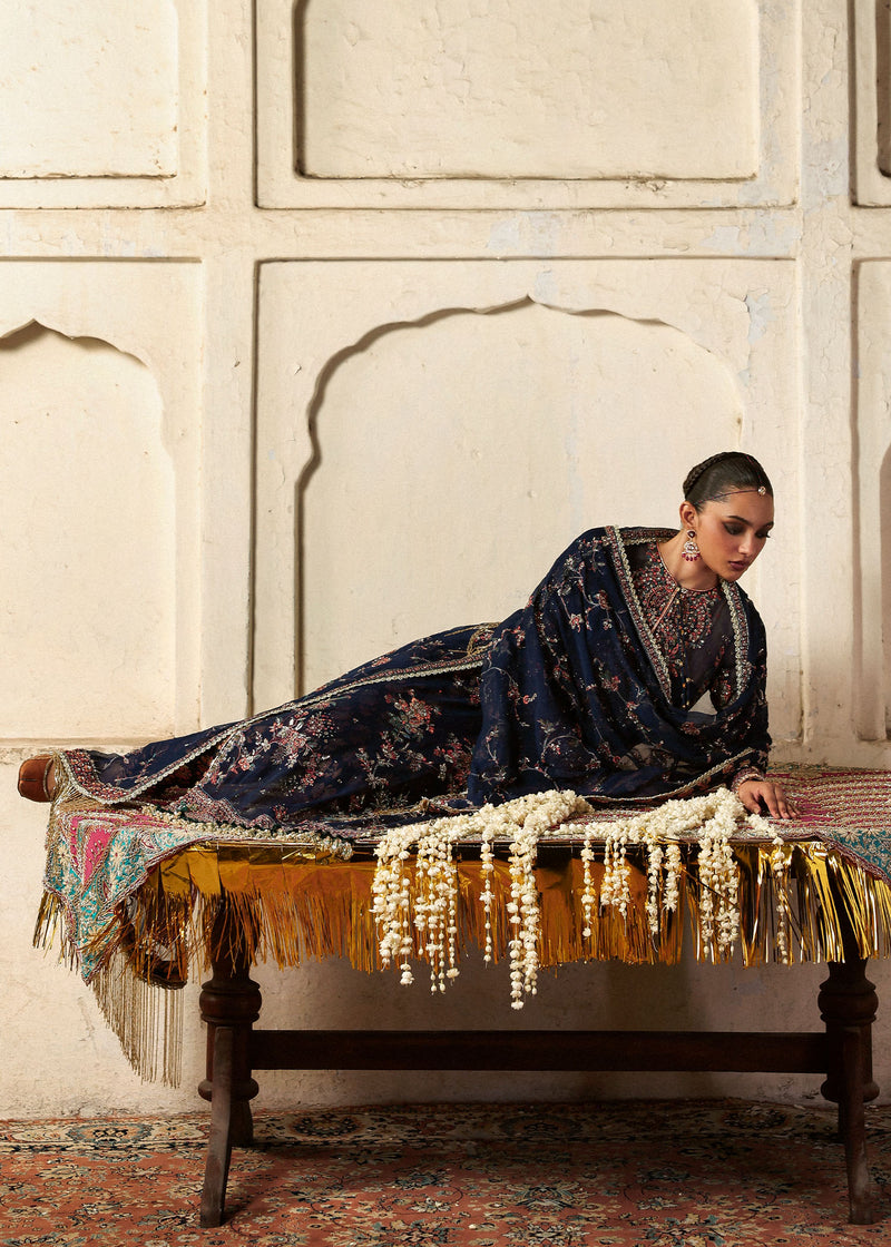 Hussain Rehar Rabab Style — Mairaz Three-Piece Suit